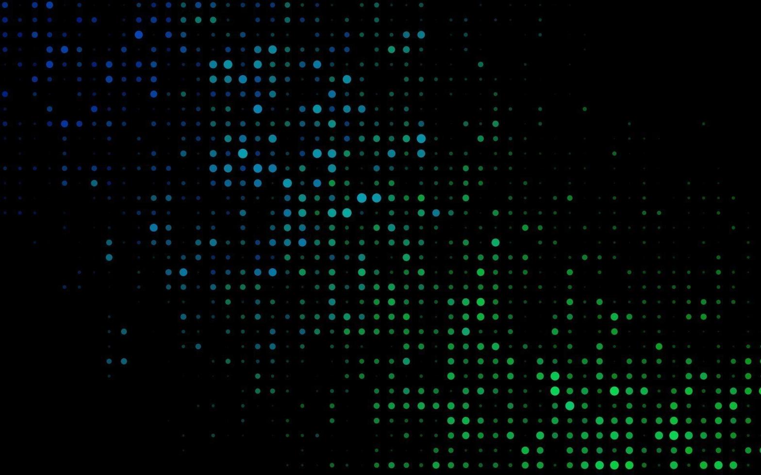 Dark Blue, Green vector layout with circle shapes.