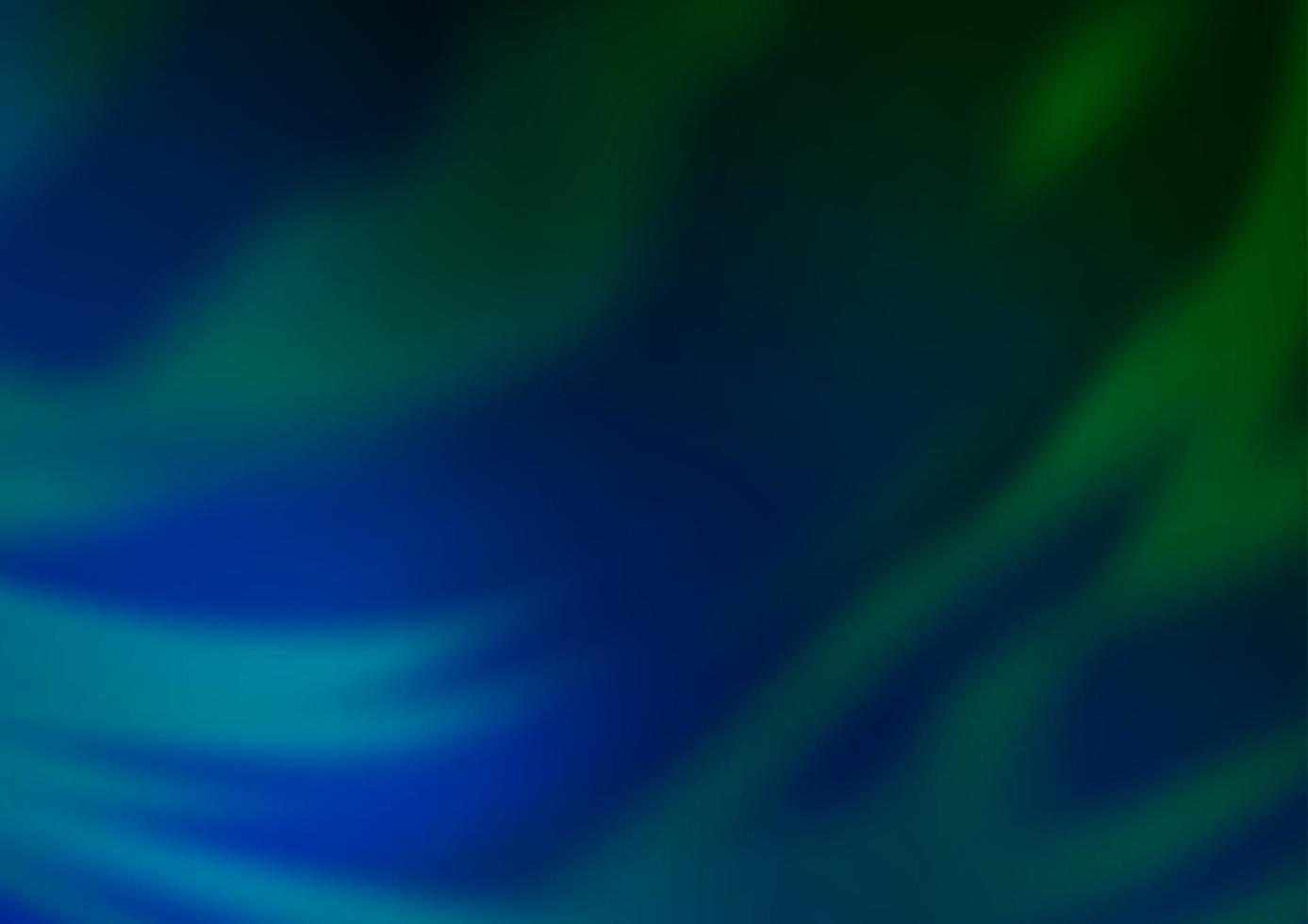 patrón abstracto de brillo borroso vector azul oscuro, verde.