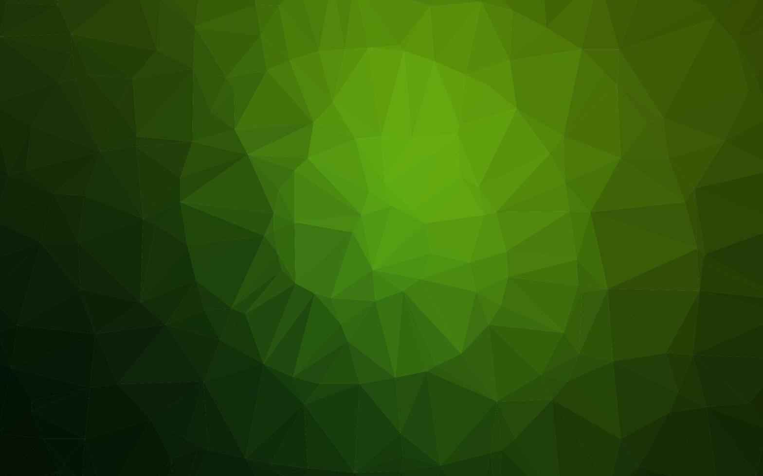 Light Green vector blurry triangle template.