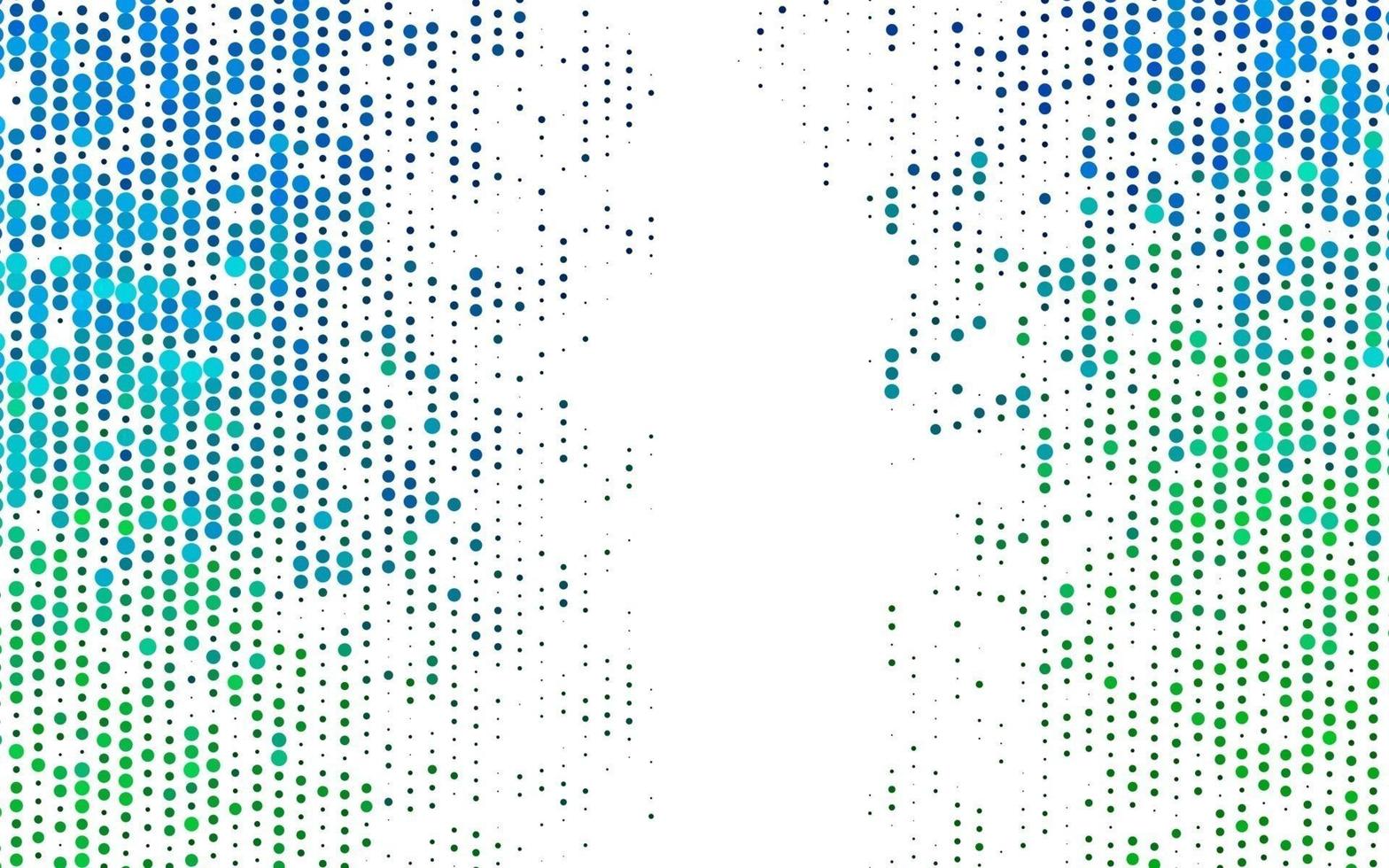 Light Blue, Green vector cover with spots.