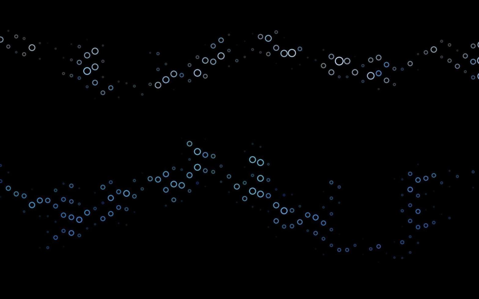 Dark BLUE vector pattern with spheres.