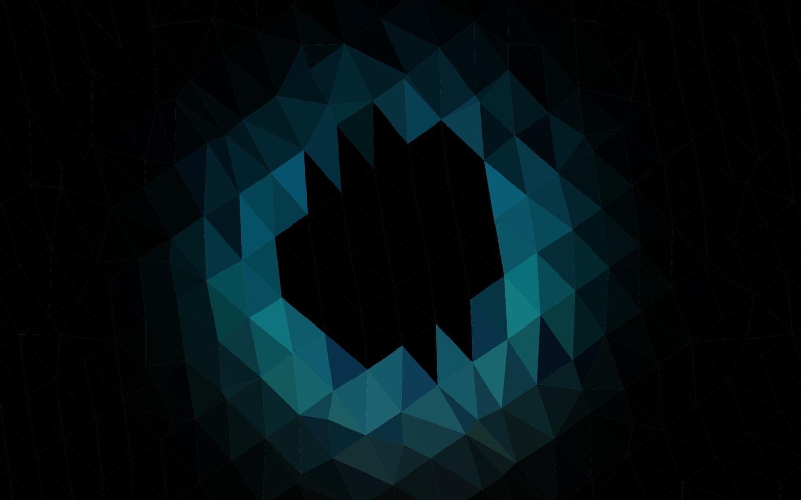 Light BLUE vector abstract polygonal texture.