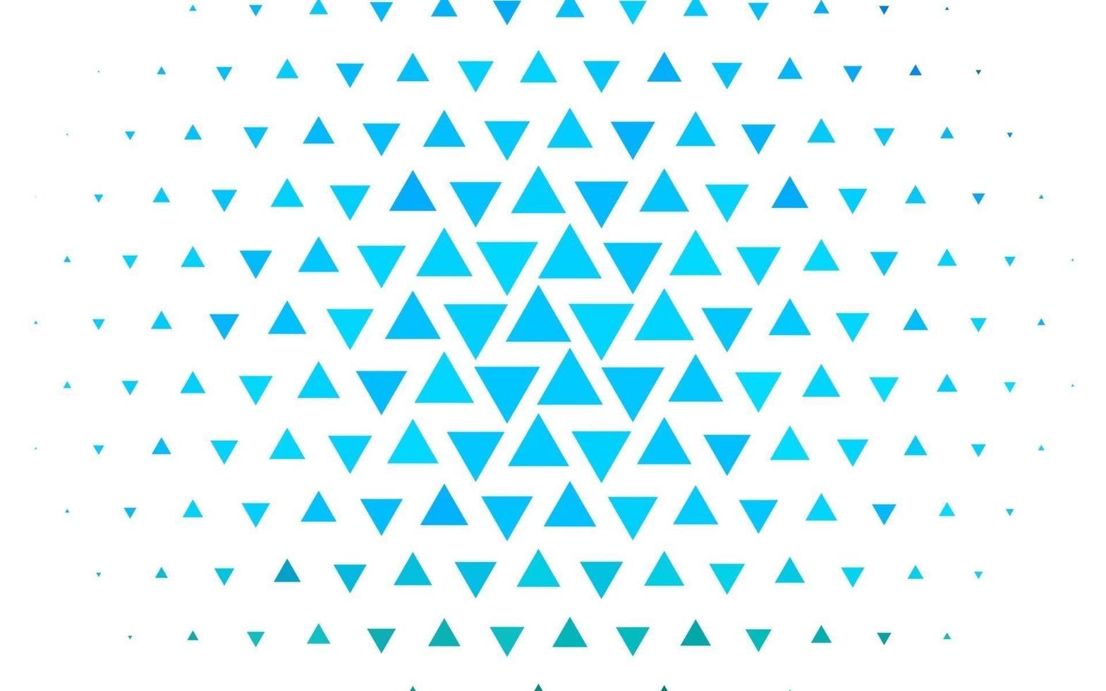 Light BLUE vector backdrop with lines, triangles.