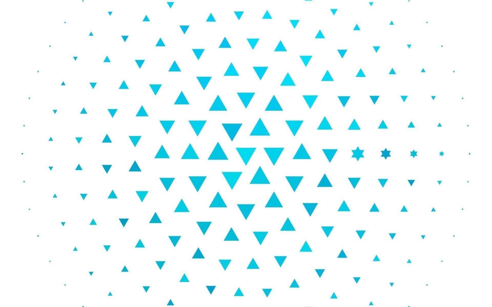 Light BLUE vector background with triangles.