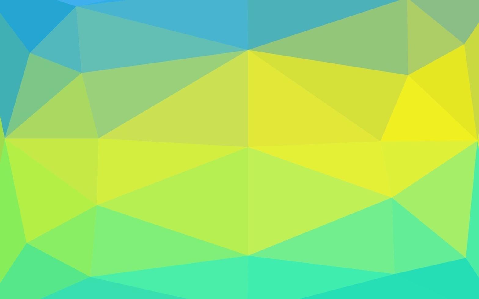 Light Blue, Yellow vector blurry triangle pattern.