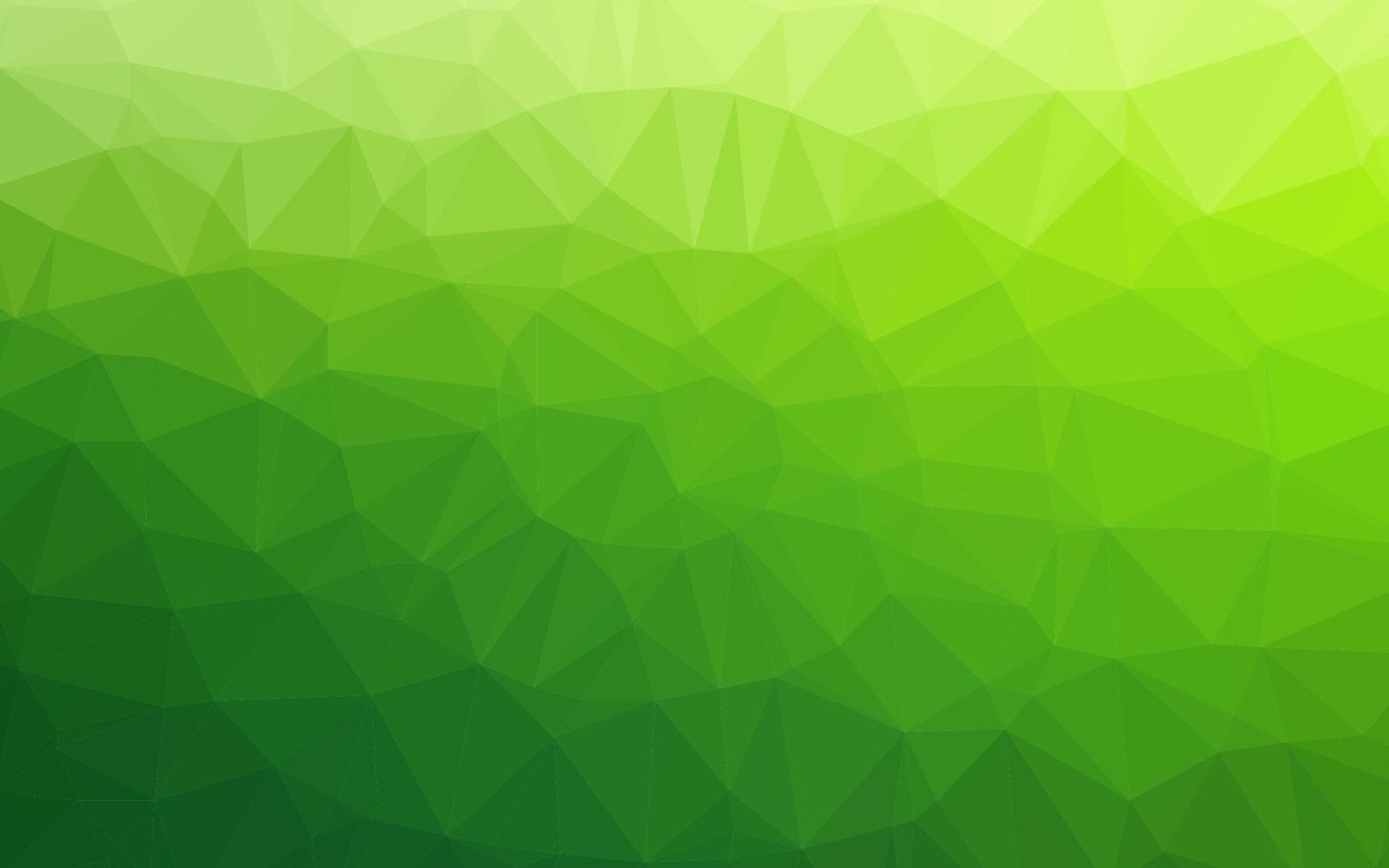 Light Green vector polygon abstract backdrop.