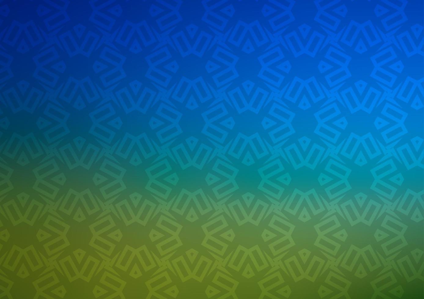 Light Blue, Green vector layout with lines, rectangles.