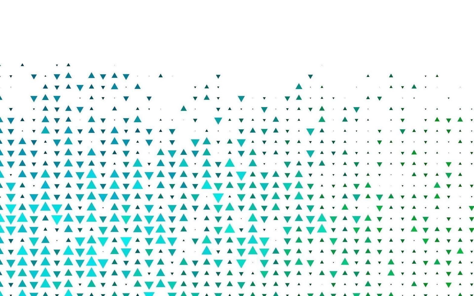 Light Blue, Green vector template with crystals, triangles.