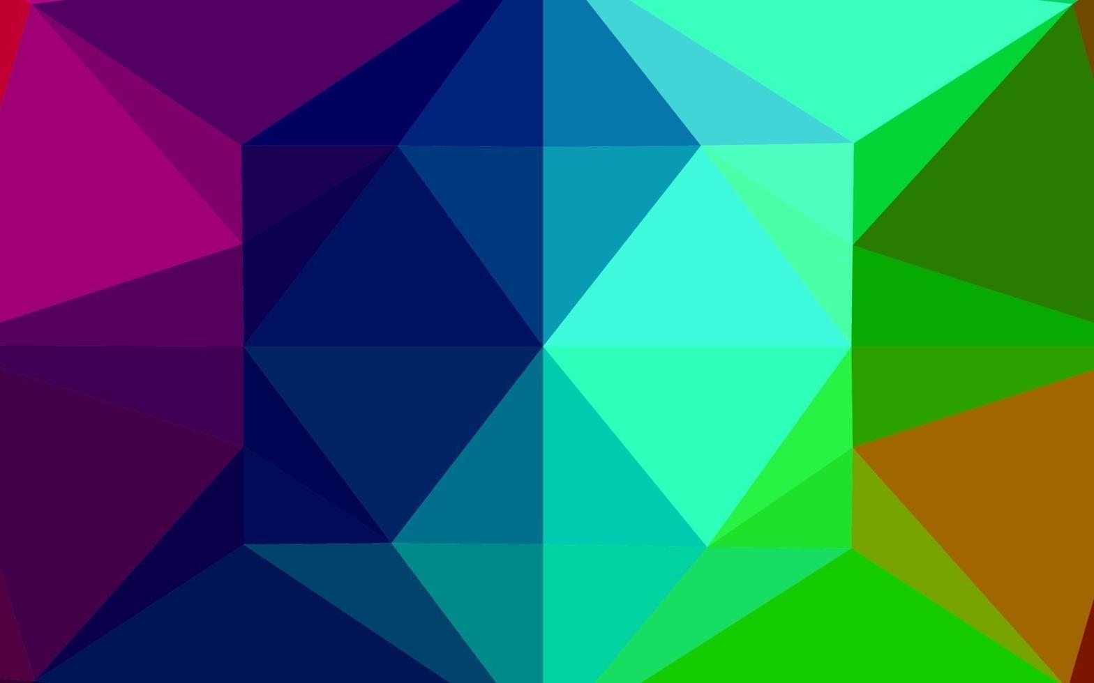 Fondo de mosaico abstracto de vector de arco iris multicolor oscuro.