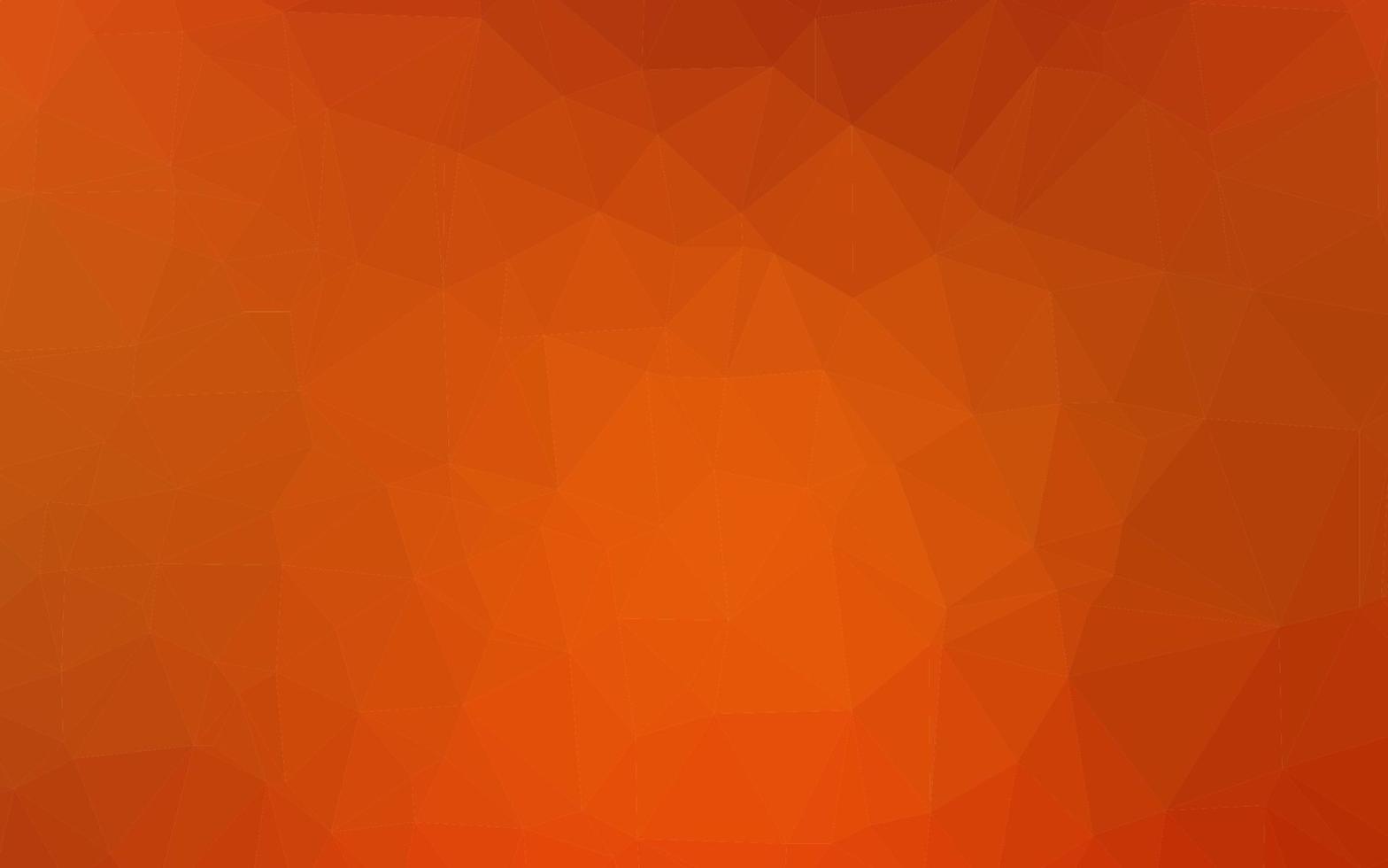 Light Orange vector polygon abstract backdrop.