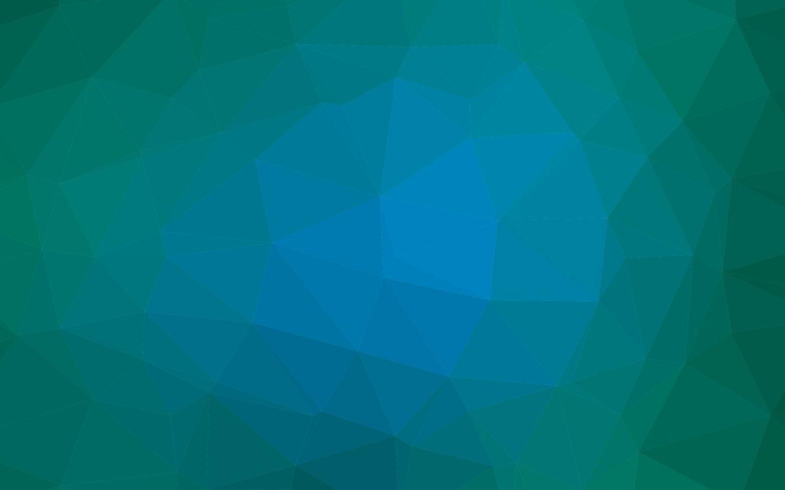 Light Blue, Green vector polygon abstract layout.