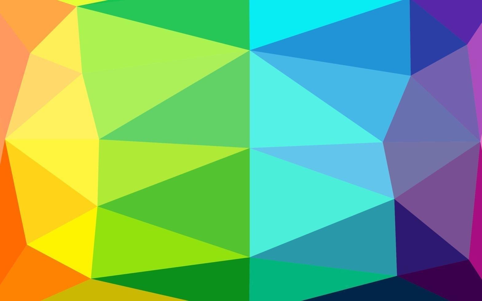 Light Multicolor, Rainbow vector triangle mosaic cover.