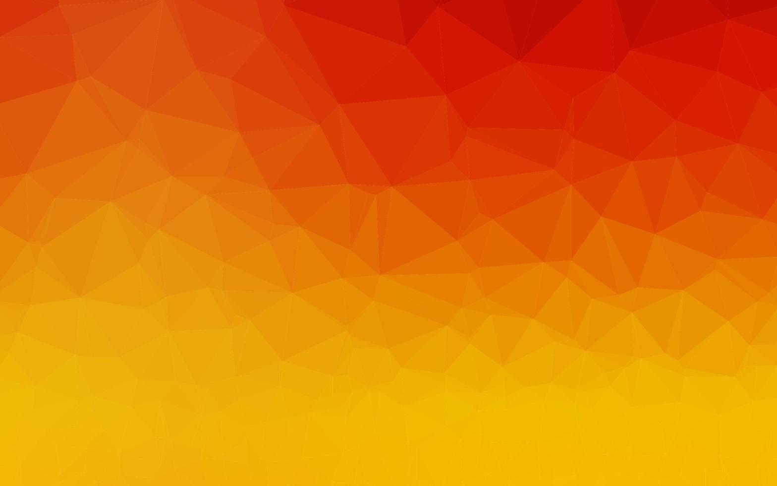 Light Orange vector polygon abstract backdrop.