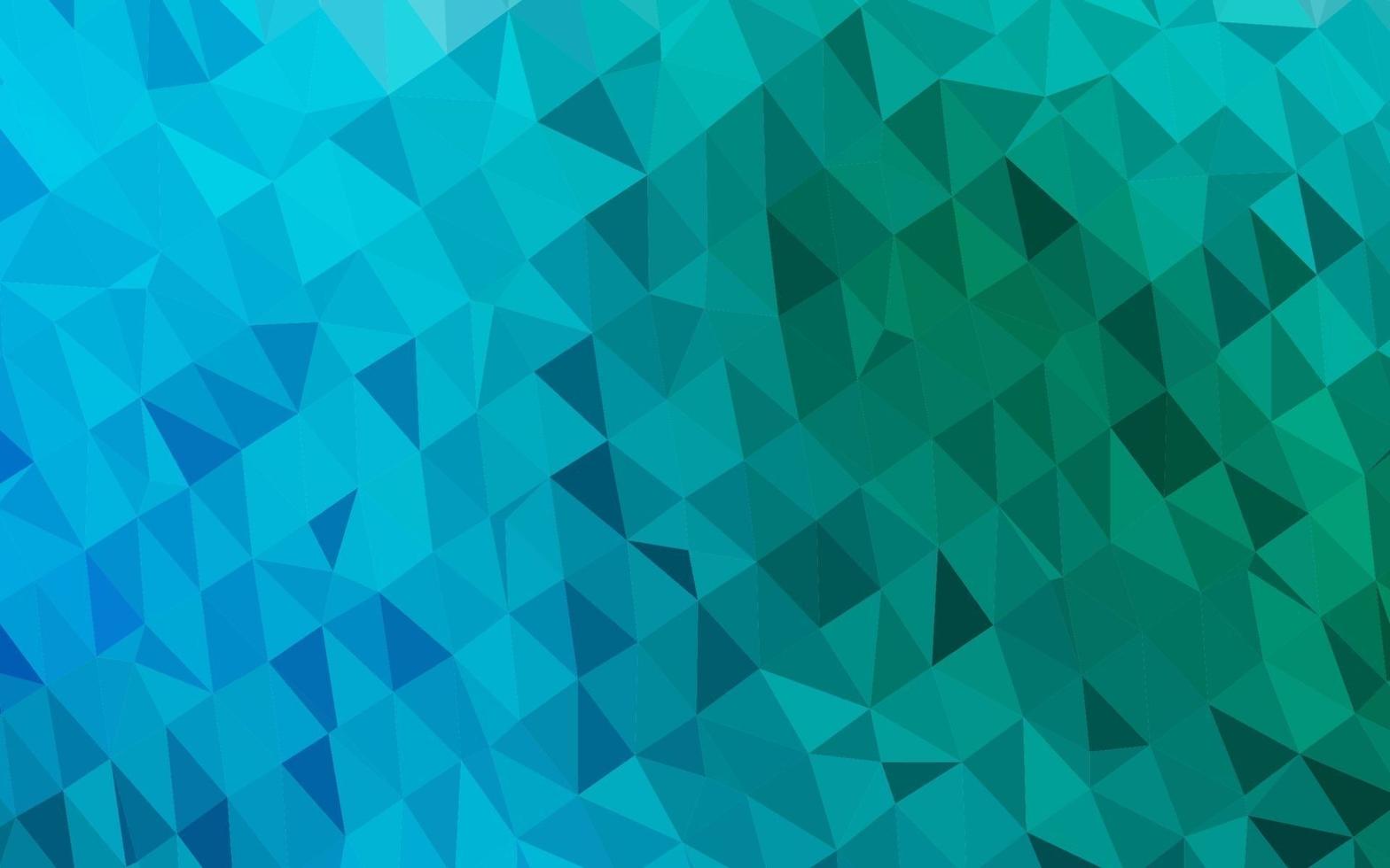 Light Blue, Green vector polygonal background.