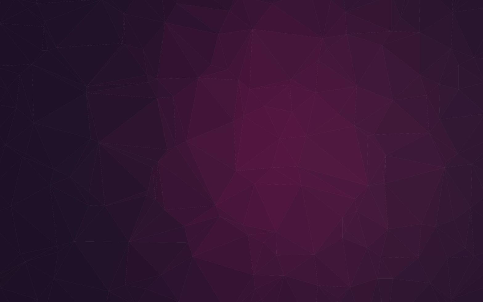 Dark Pink vector abstract polygonal cover.