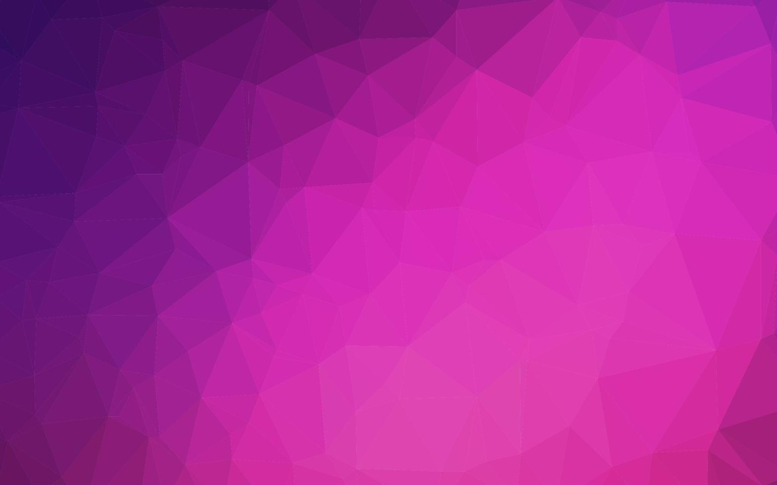 Dark Pink vector abstract polygonal cover.