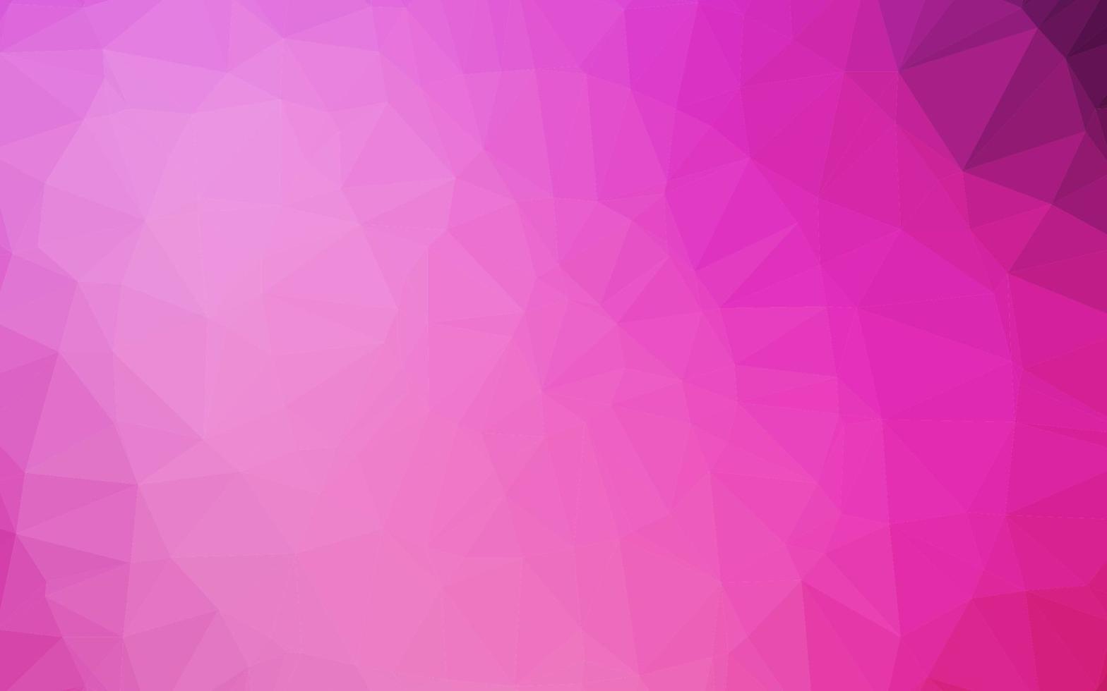 Light Pink vector polygonal background.