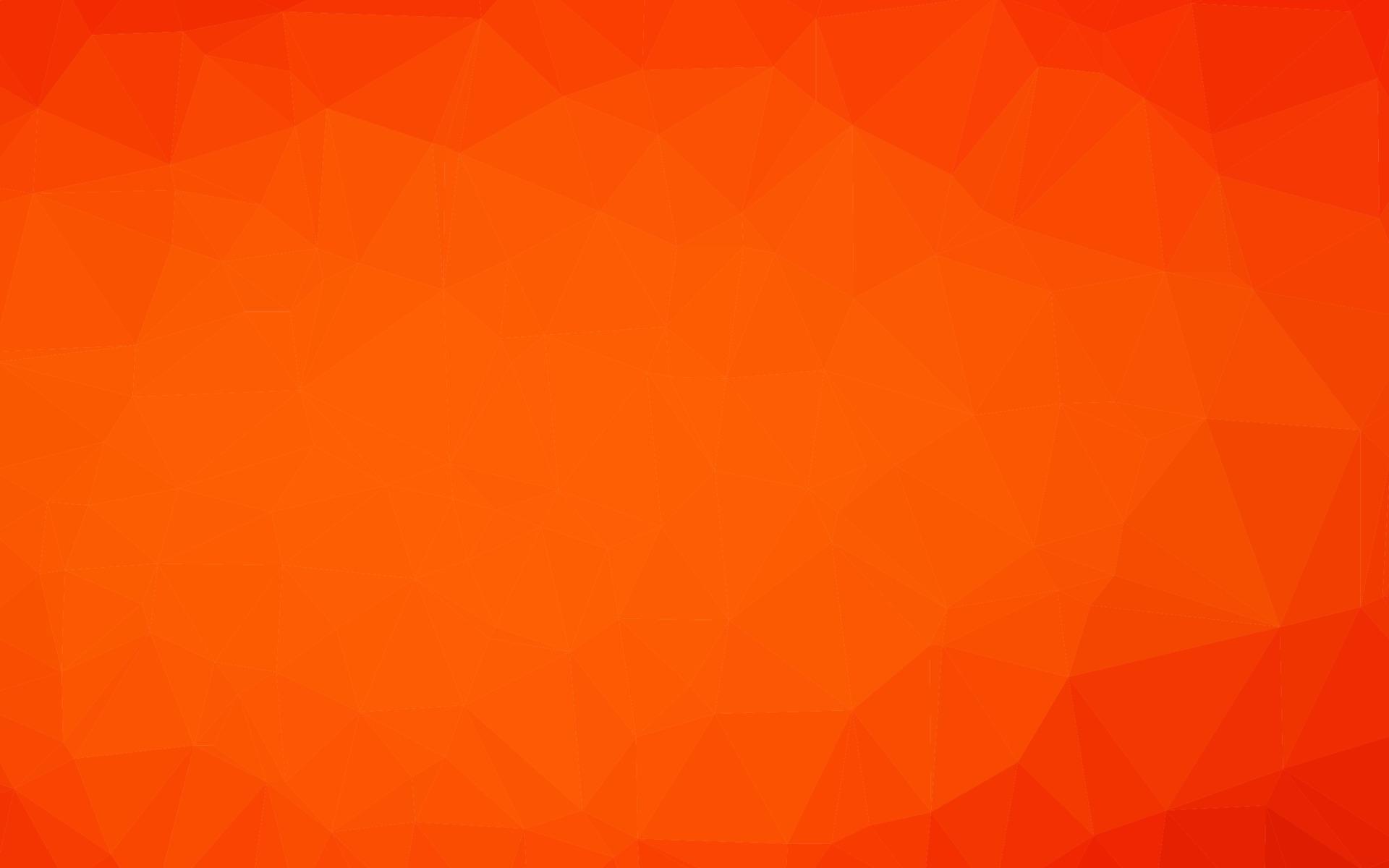 Fondo poligonal de vector naranja claro.