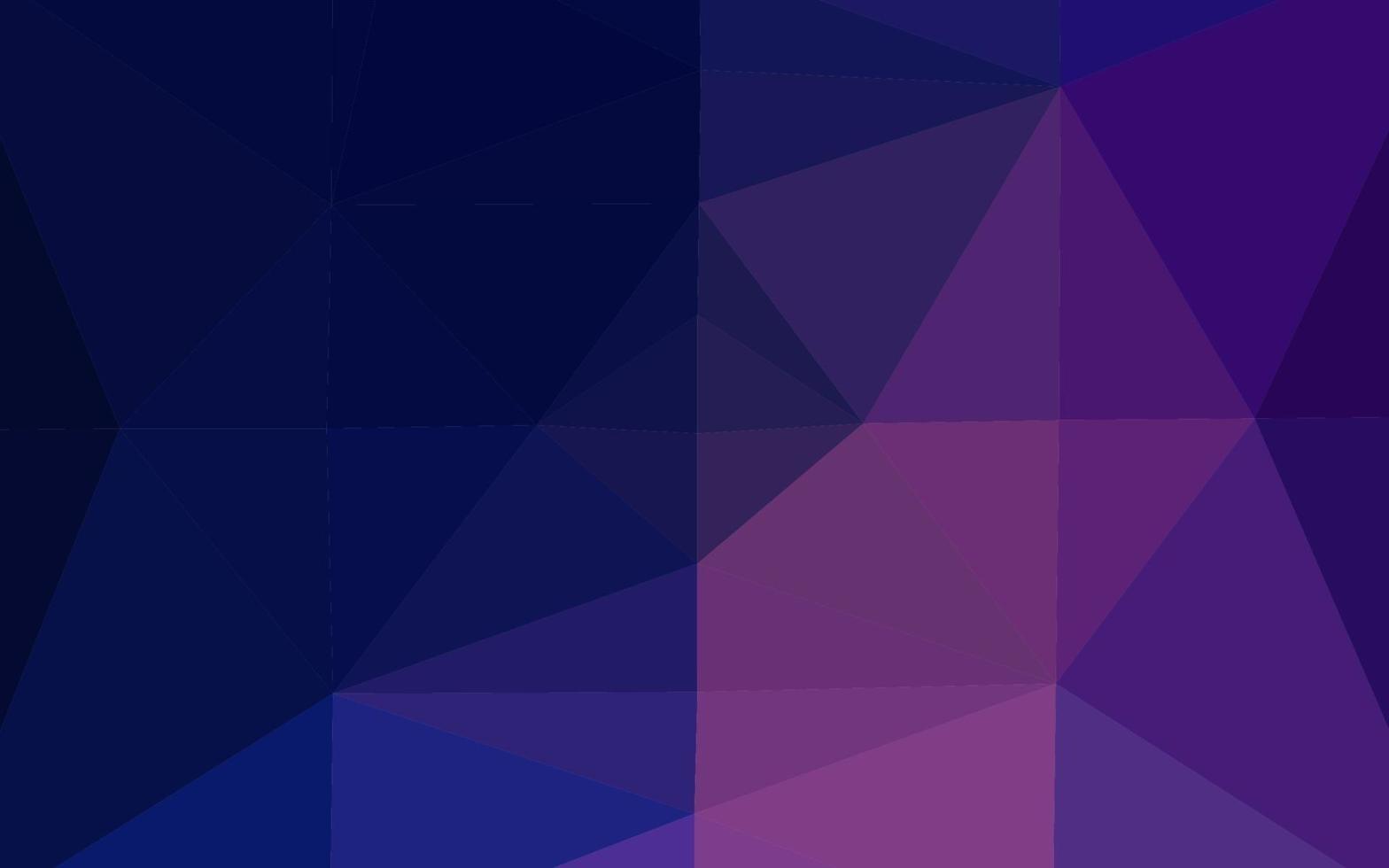 Dark Pink, Blue vector polygonal background.