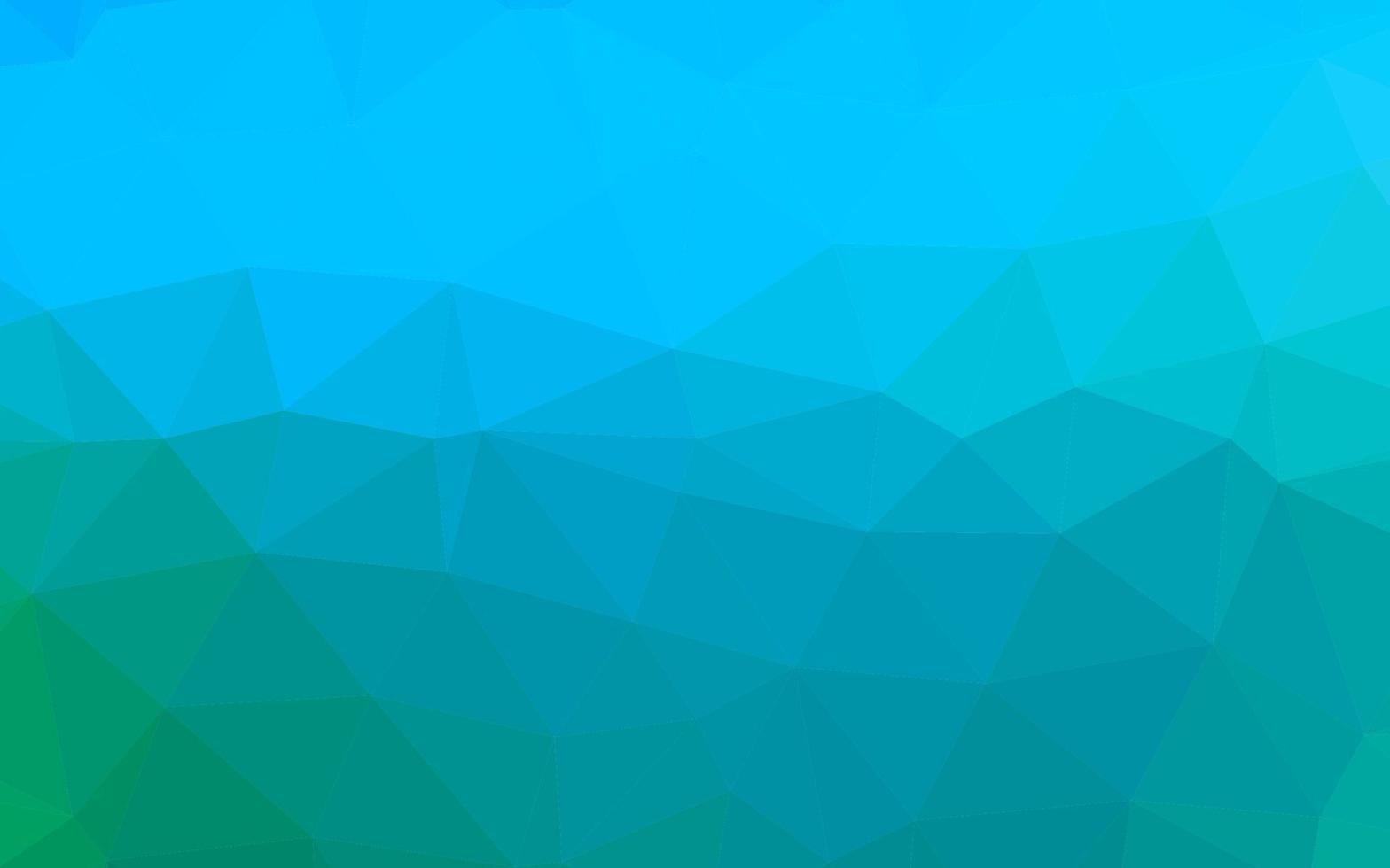 Light Blue, Green vector abstract polygonal cover.