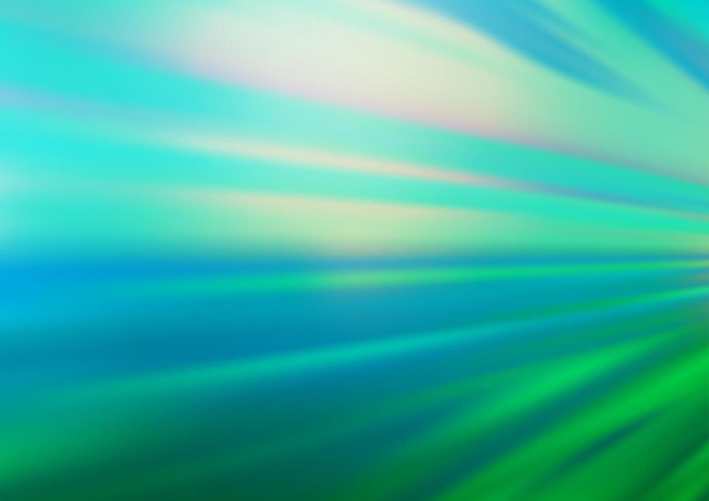 Light Blue, Green vector blurred shine abstract background.