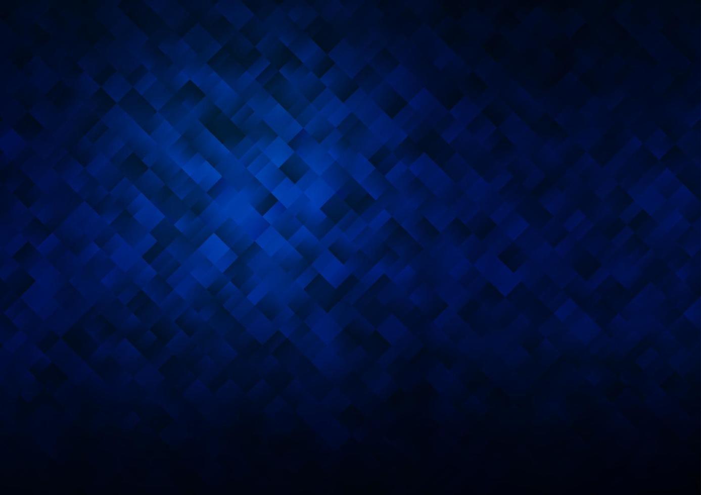 Dark BLUE vector background with rectangles.