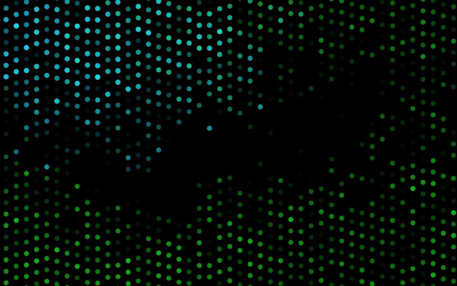 textura de vector azul oscuro, verde con discos.