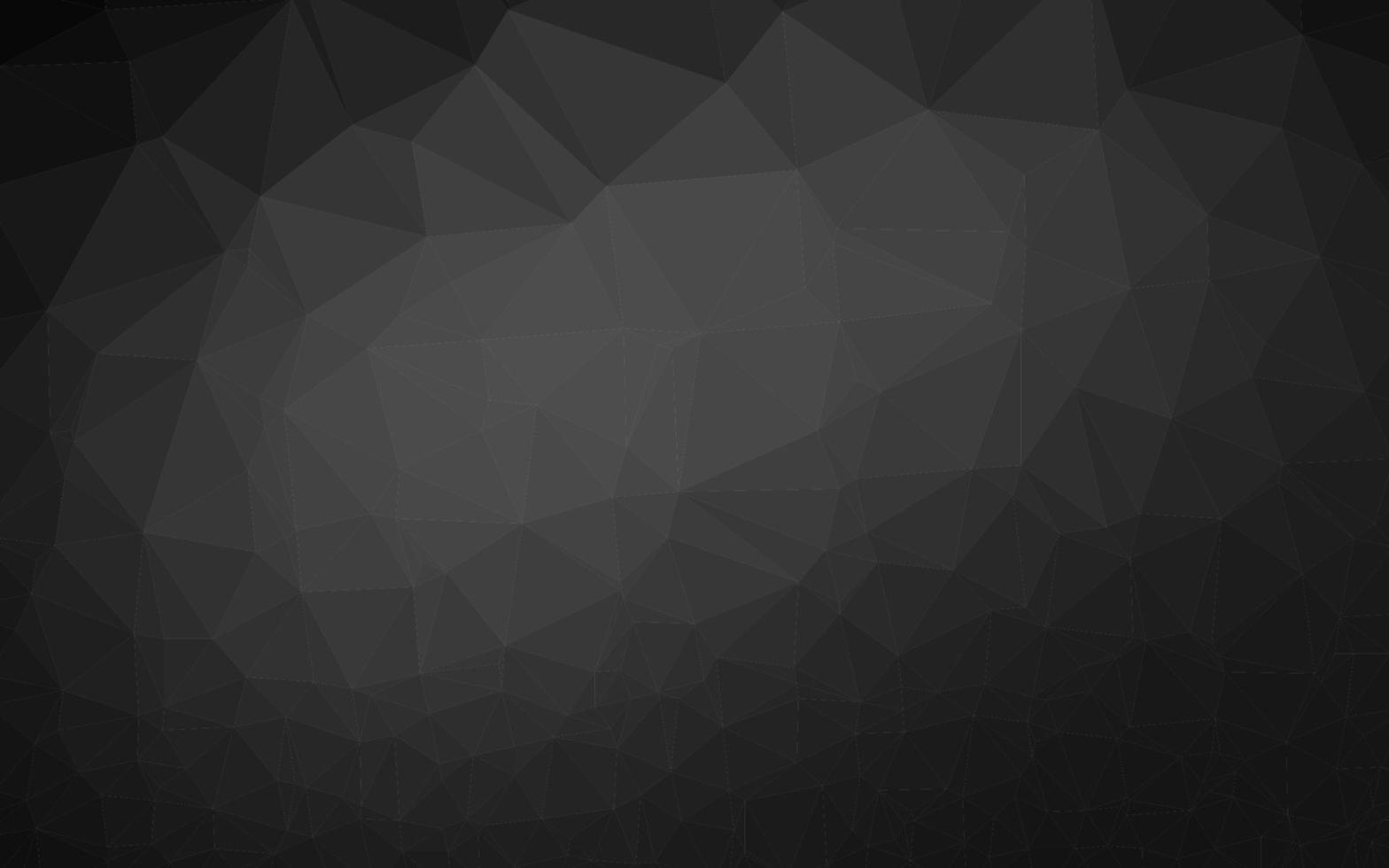 Dark Silver, Gray vector shining triangular pattern.