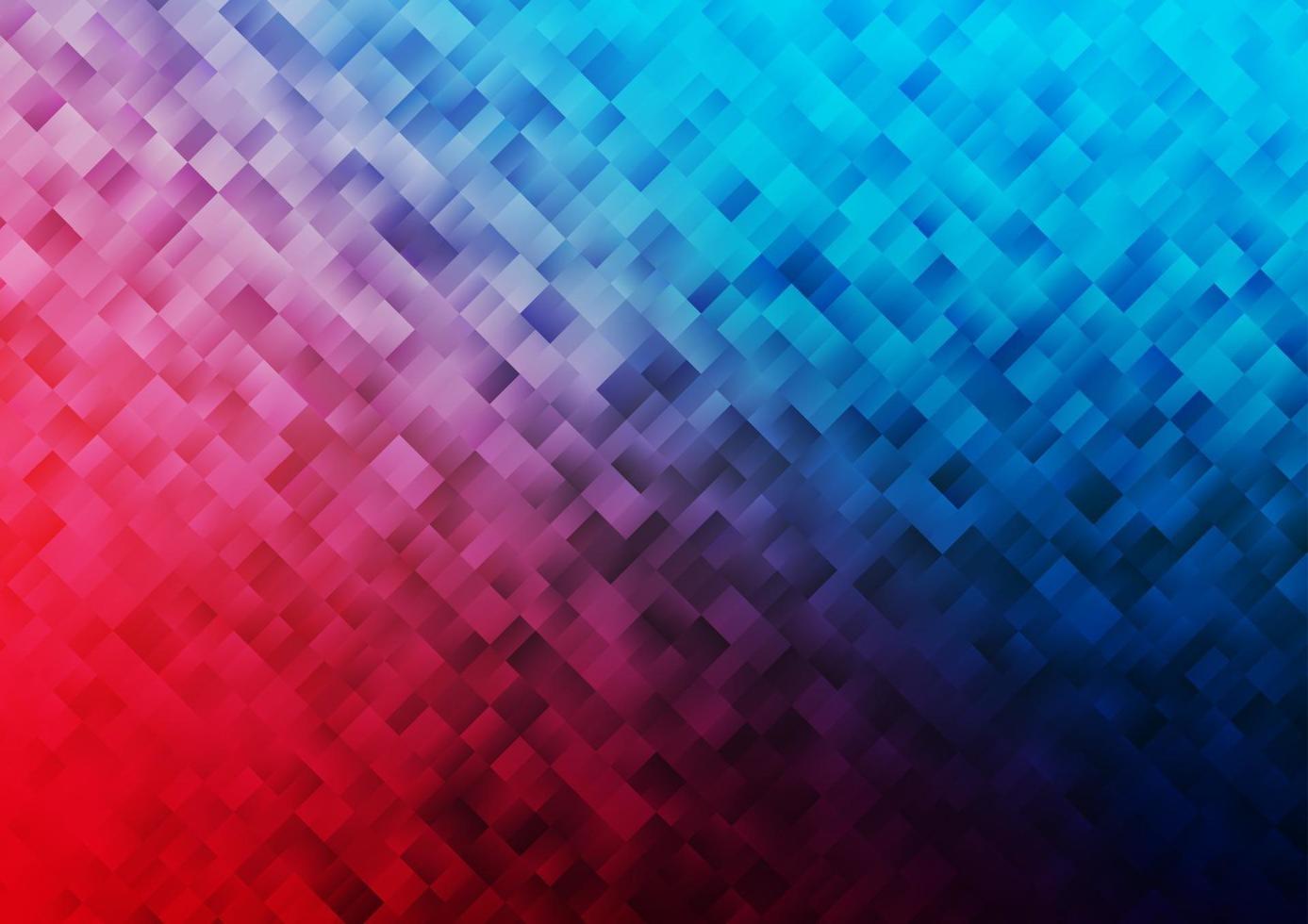 Dark Blue, Red vector pattern in square style.