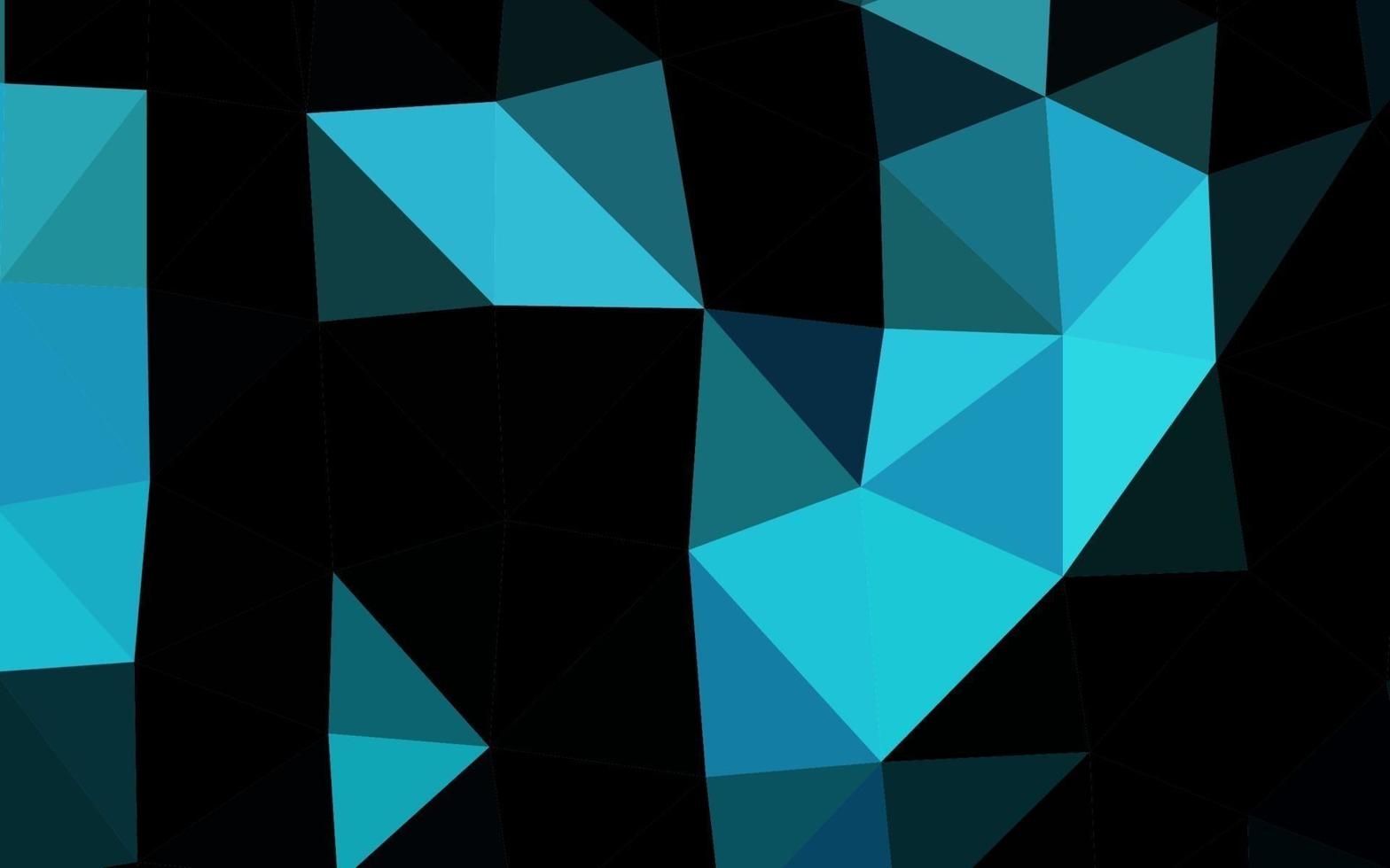 Light BLUE vector abstract polygonal layout.