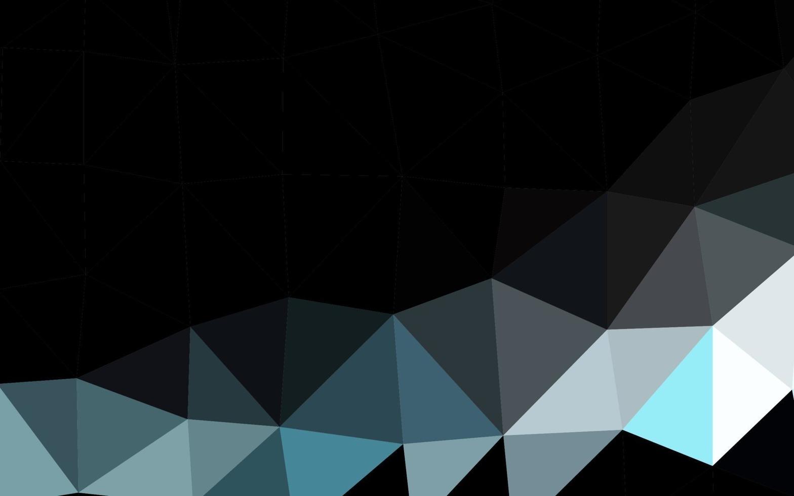 Dark BLUE vector triangle mosaic texture.