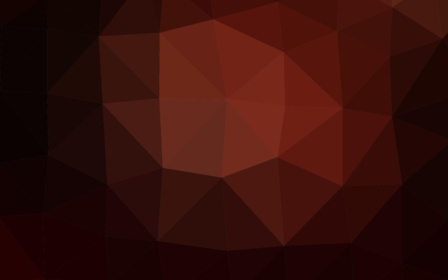 Dark Red vector abstract mosaic background.