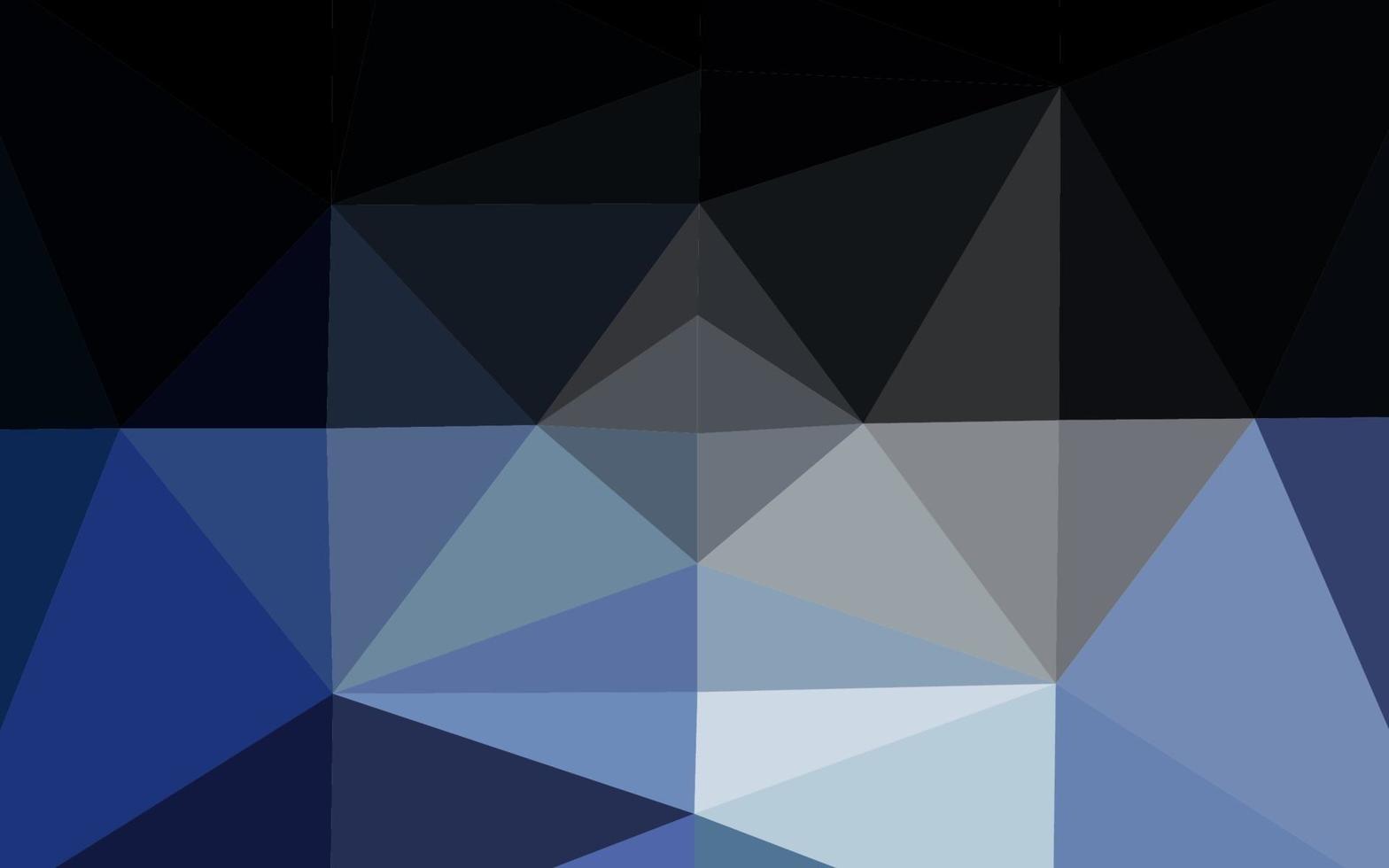 patrón de triángulo borroso vector azul oscuro.