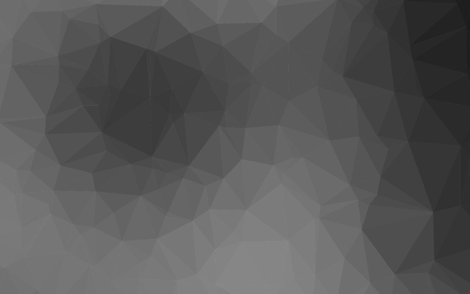 diseño poligonal abstracto de vector gris plateado claro.