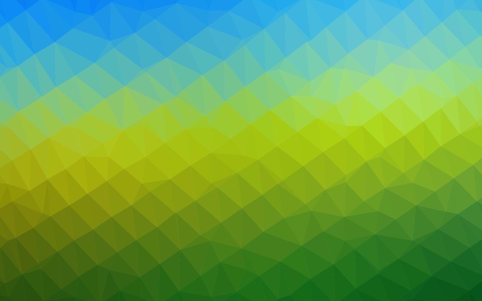 Dark Blue, Yellow vector polygon abstract layout. 6980264 Vector Art at
