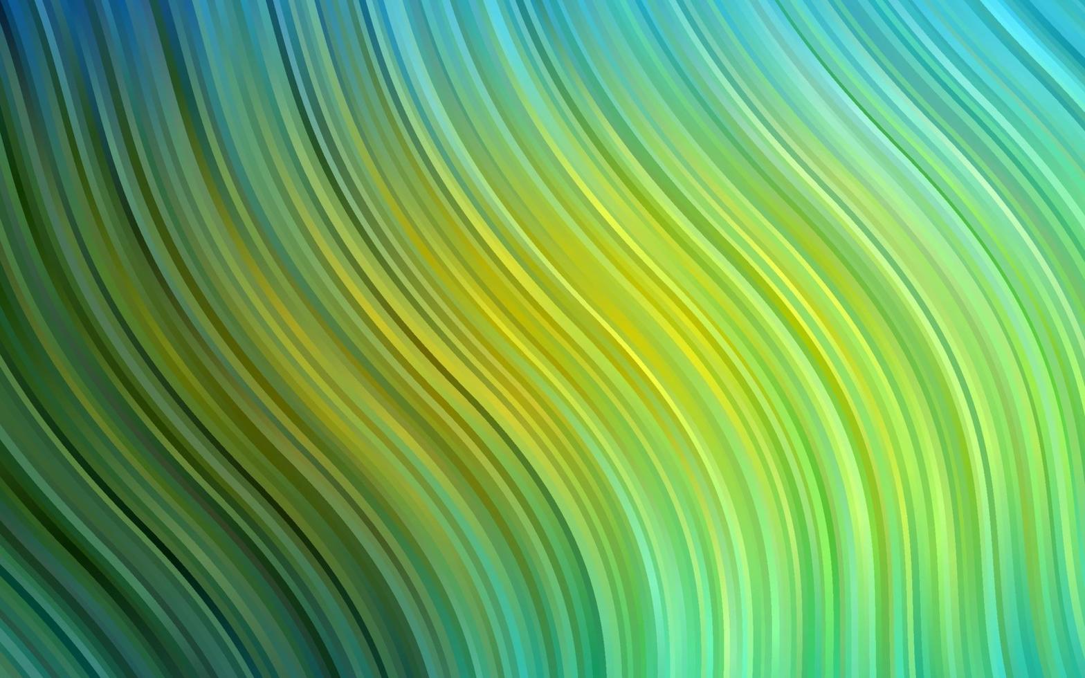 plantilla de vector azul oscuro, amarillo con formas de lava.