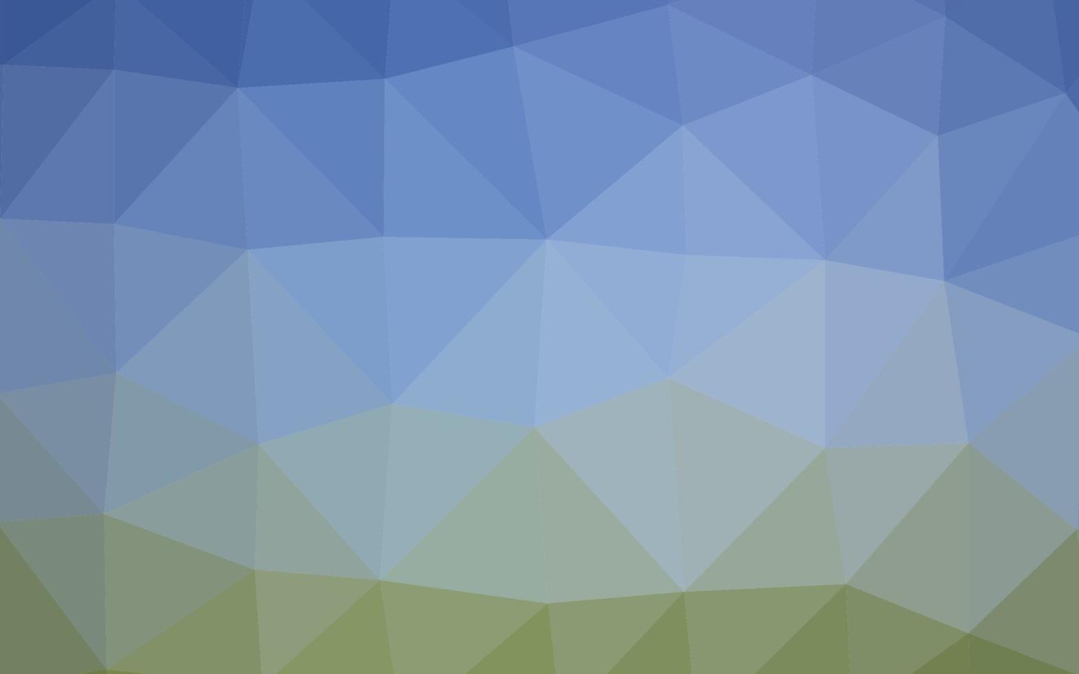 diseño poligonal abstracto del vector azul claro, verde.