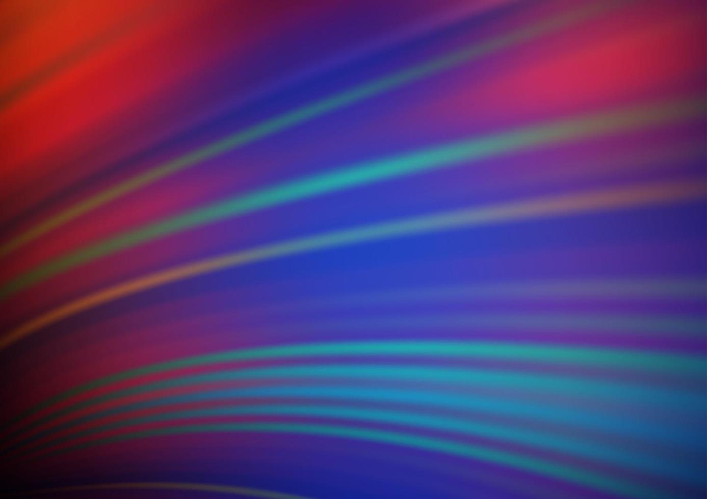 Dark Blue, Red vector bokeh pattern.