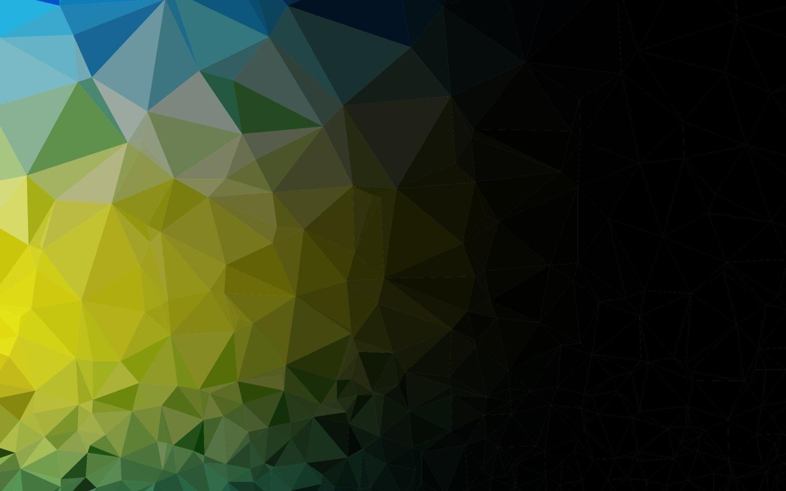 Dark Blue, Yellow vector blurry triangle texture.