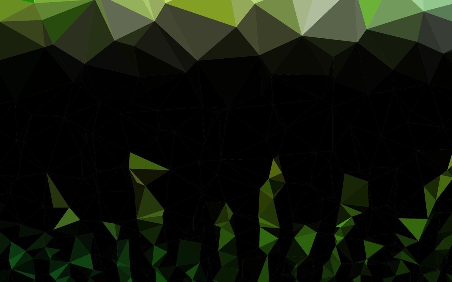 Light Green vector abstract mosaic pattern.