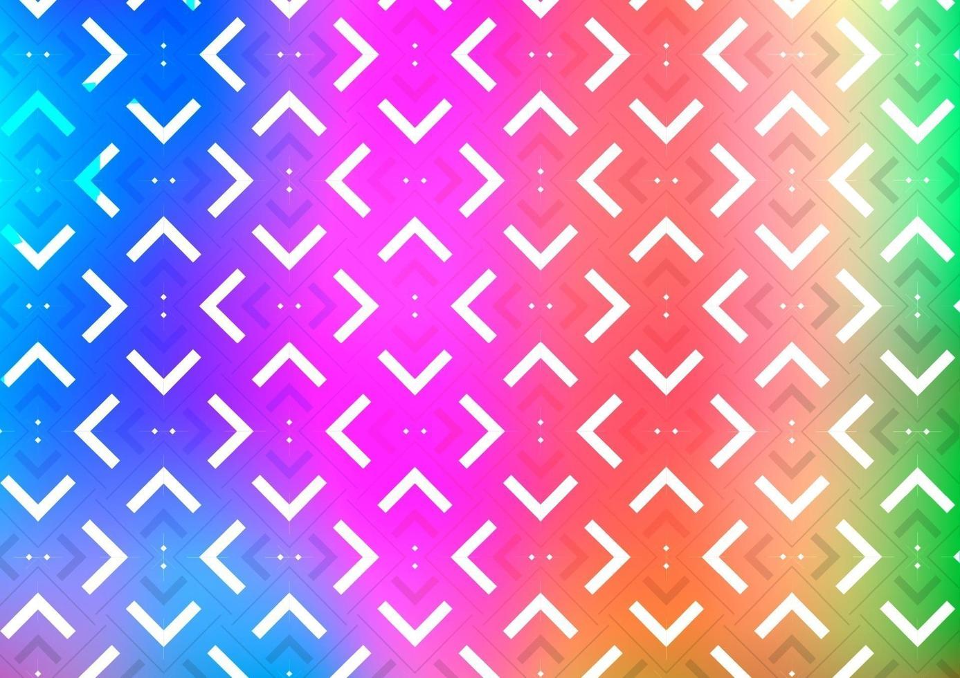 Light Multicolor, Rainbow vector layout with flat lines.