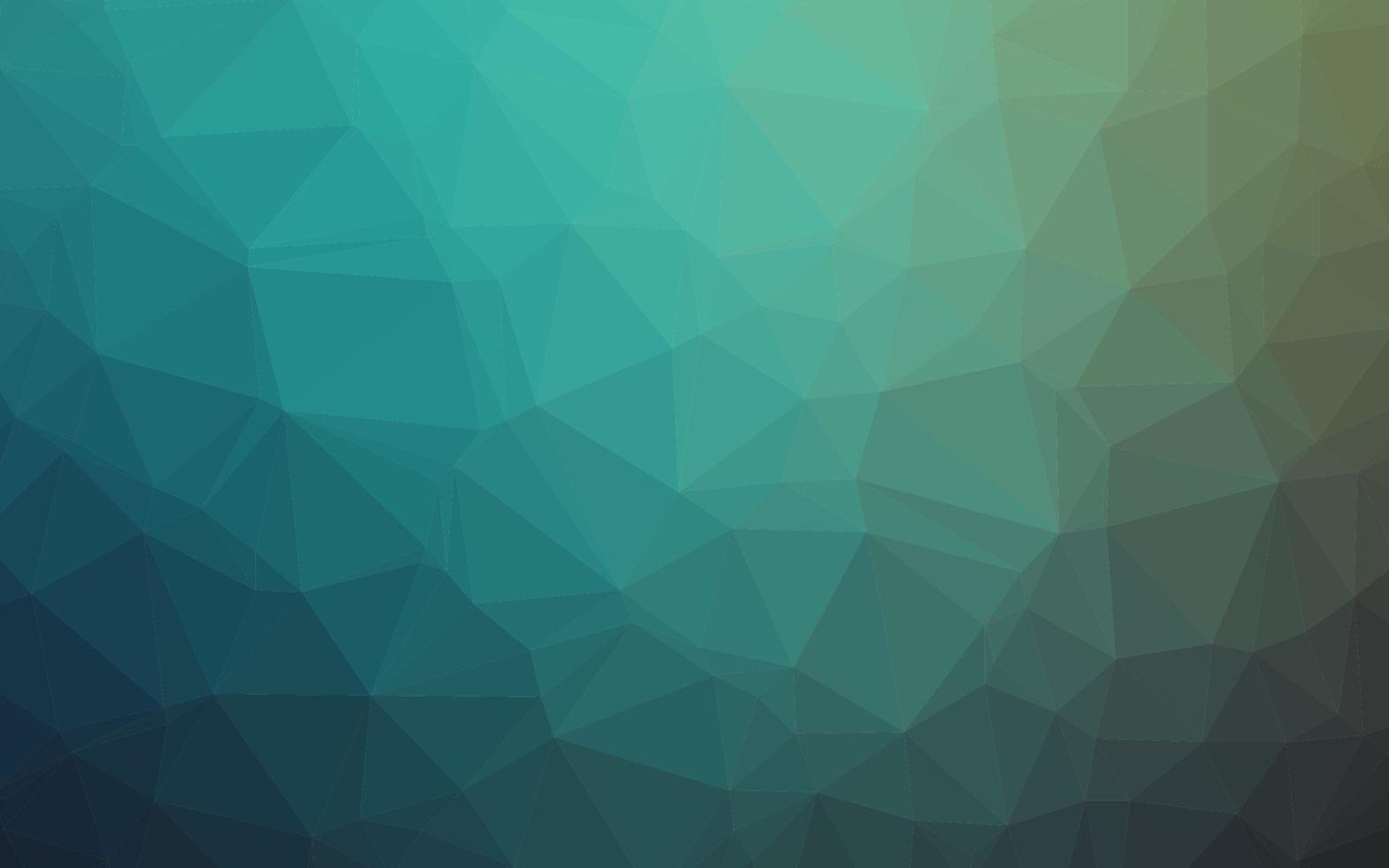 Light Blue, Green vector shining triangular background.