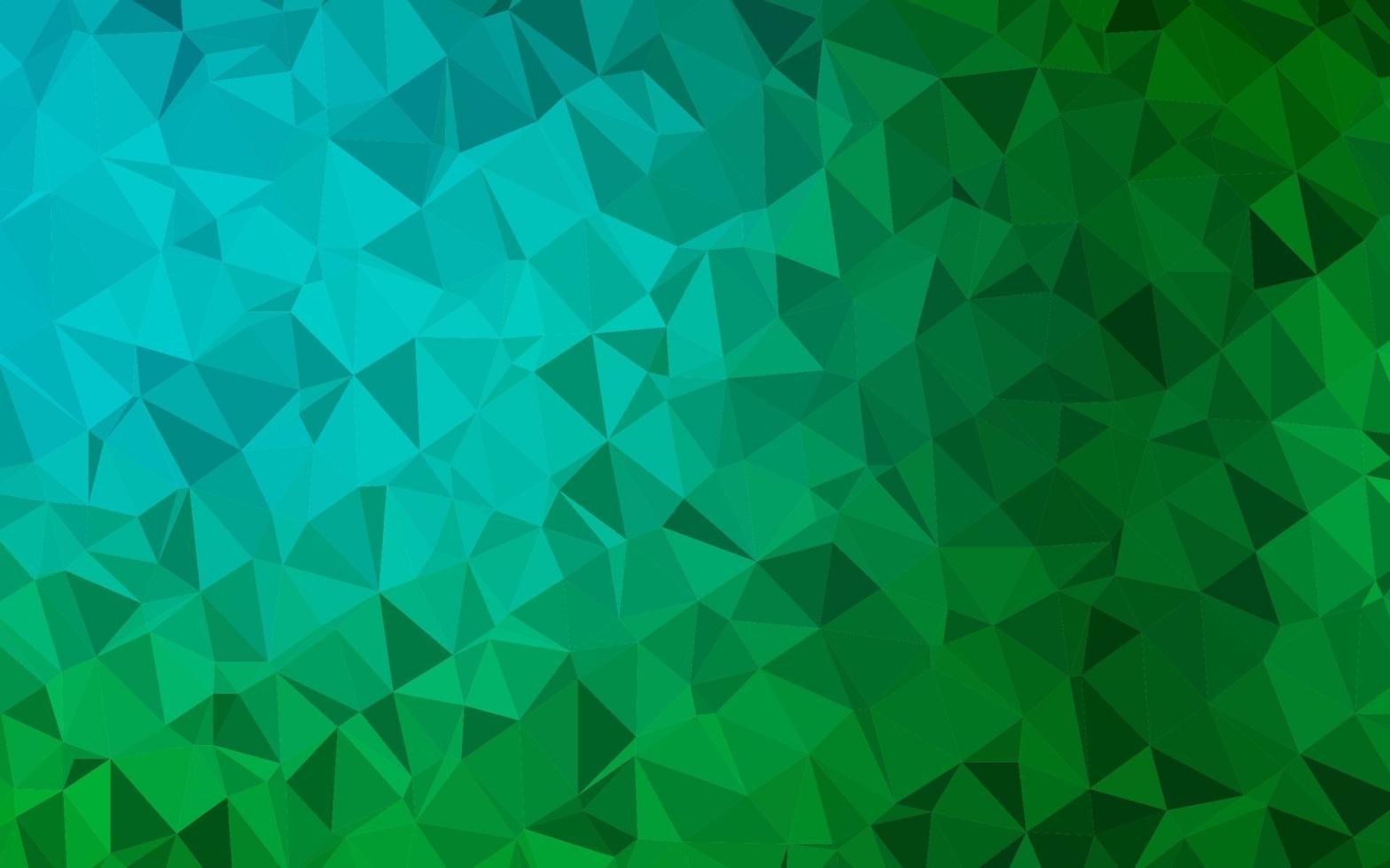 Light Blue, Green vector polygon abstract background.