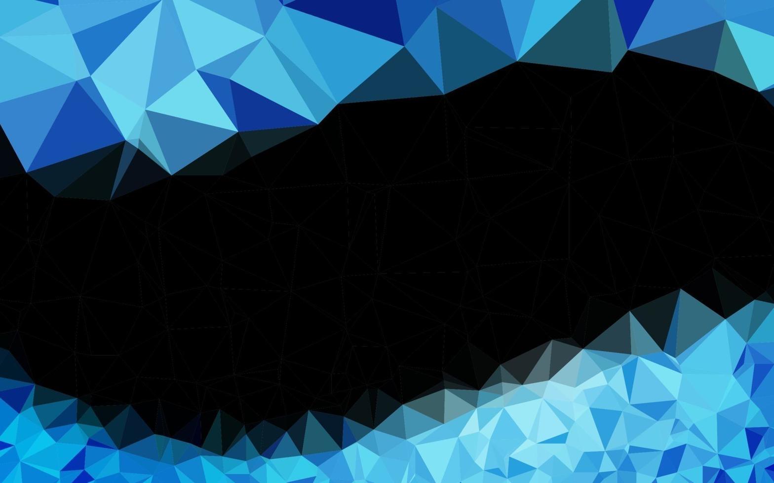 patrón de mosaico abstracto vector azul oscuro.