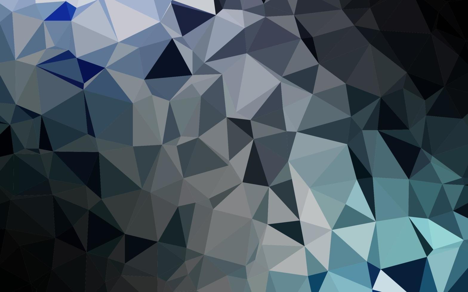 Light BLUE vector blurry triangle template.