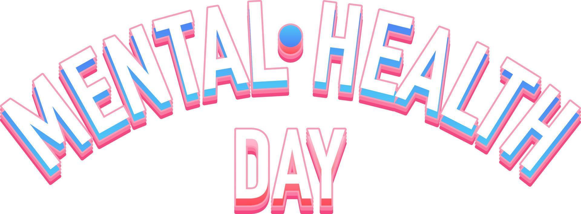 Poster design for mental health day vector