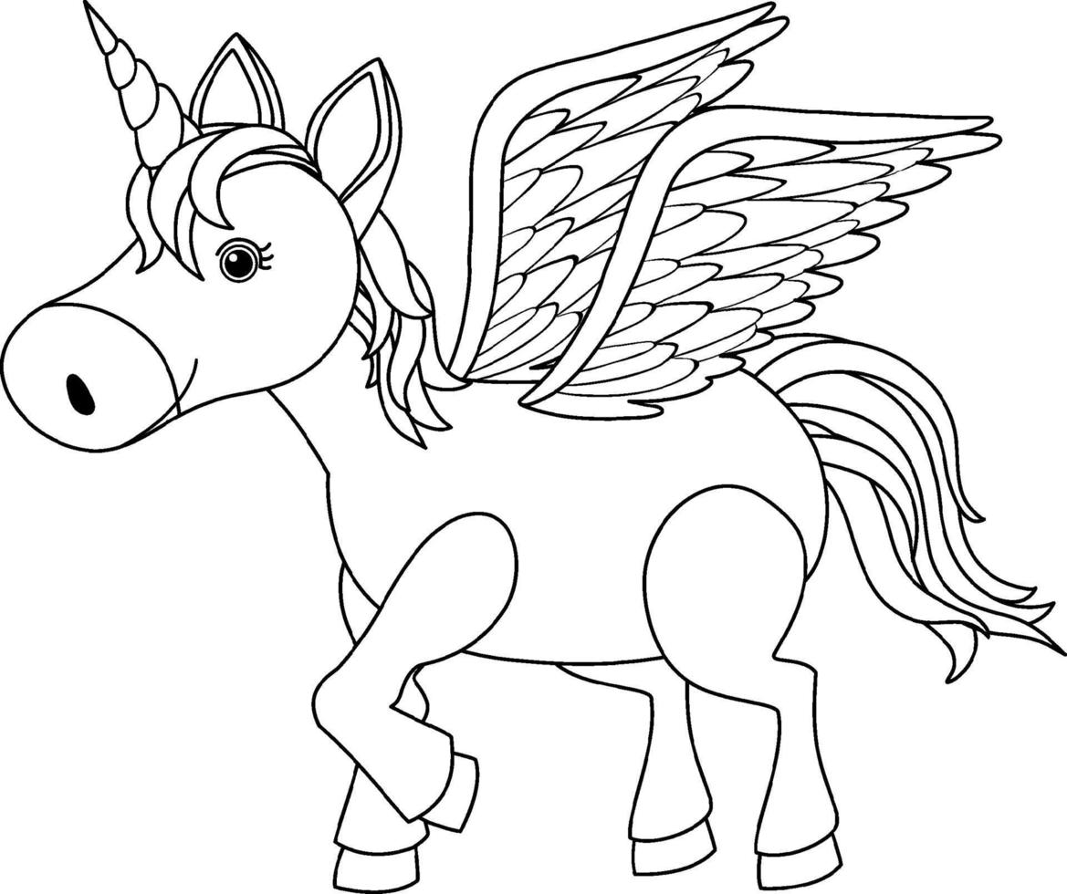 Black and white doodle character vector
