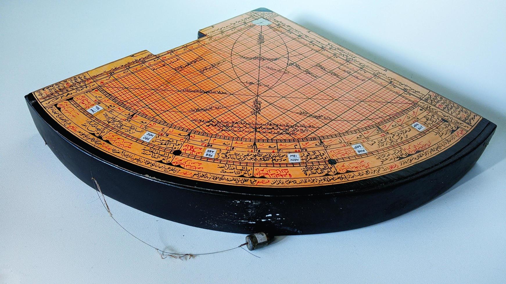 The sine quadrant Classic.  The instrument for measuring the height of the sun is widely used in Indonesia photo