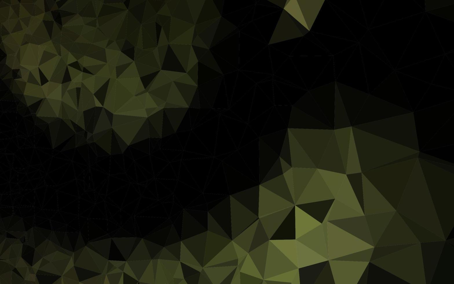 Dark Green vector abstract mosaic pattern.