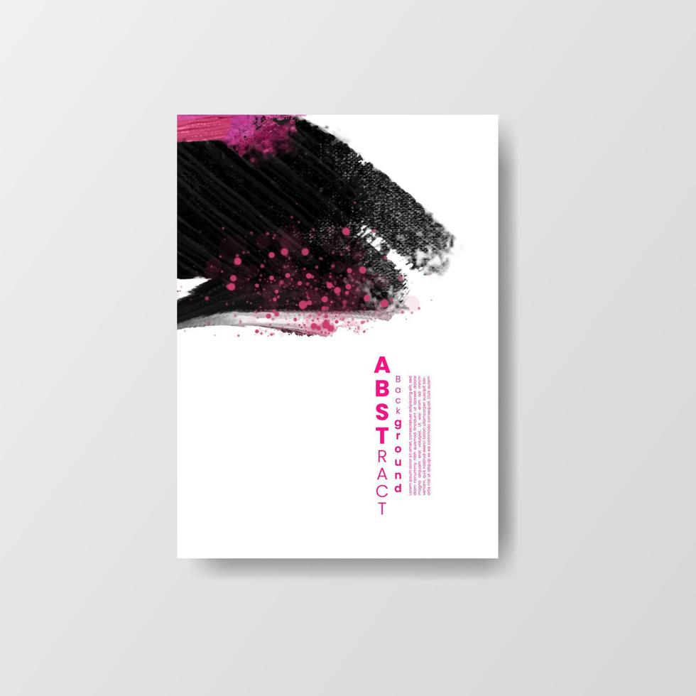 cards with watercolor blots. cards with hand drawn blots element on white background for your design. Design for your date, postcard, banner, logo. vector